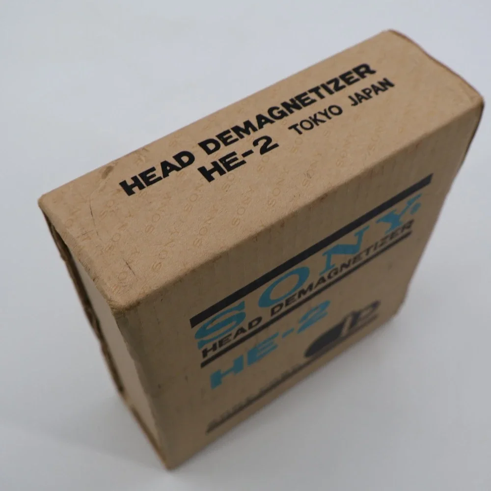Sony HE-2 Head Demagnetizer Vintage Audio Accessory Black 110V Japan Boxed